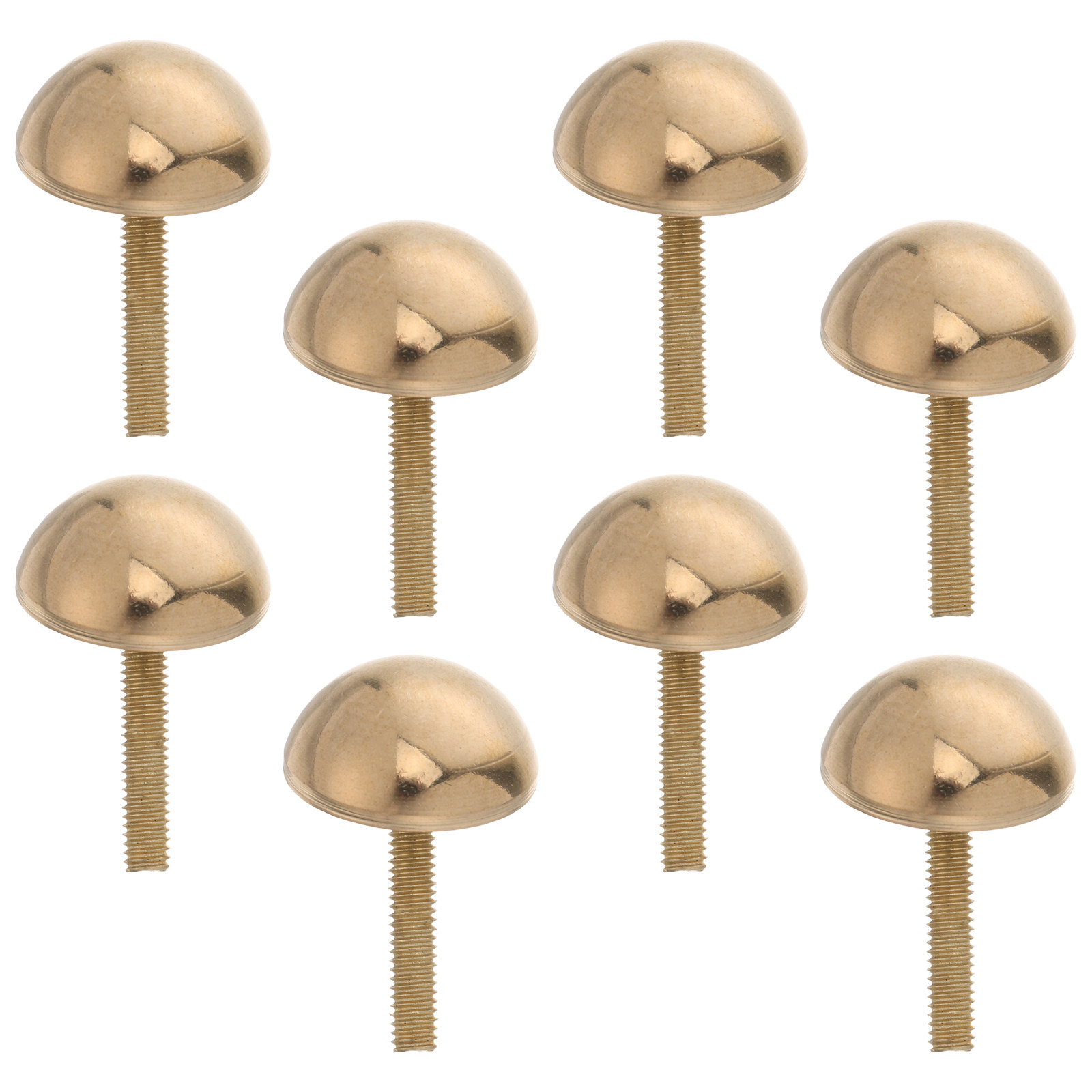 Furniture Hardware Brass - 8 stuks decoratieve schroefdoppen met messing