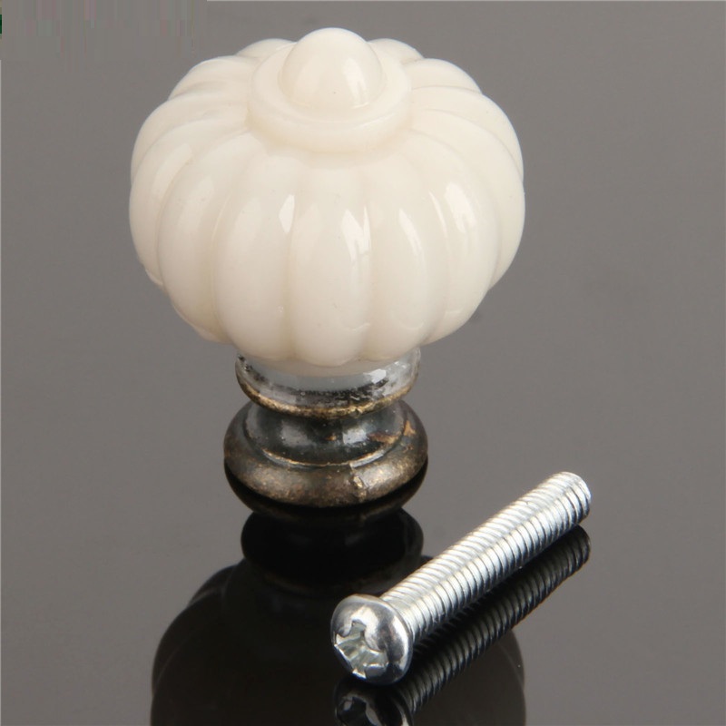 Furniture Hardware Feet - 1Pc Acryl Ivoor Wit Pompoen Kabinet
