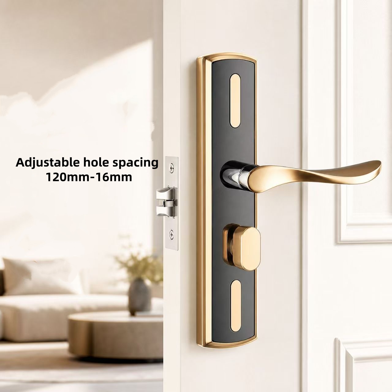 Furniture Hardware Vintage - Europese stijl slaapkamer binnendeurslot eenvoudig te
