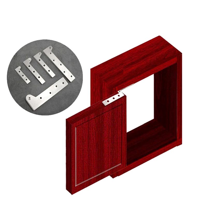 Furniture And Hardware Supplies - Roestvrijstalen connector deurscharnier voor keukenkast meubelbenodigdheden