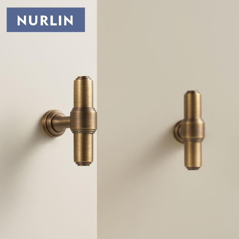 Furniture Hardware Kit - Nurlin massief messing Franse retro antieke