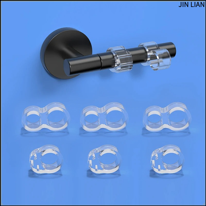 Furniture And Hardware Supplies - 6 stuks deurstopper, transparante veiligheidsaccessoires, siliconen