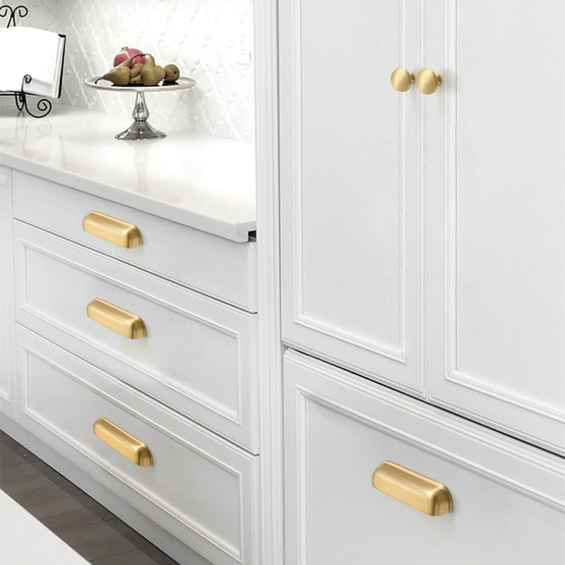 Furniture And Kitchen Hardware Fitting - Europese massief koperen handgrepen voor meubels