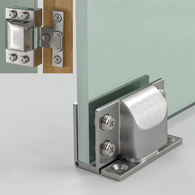 Quality Furniture Hardware - Niet-geperforeerde glazen scharnieren Hoogwaardige roestvrijstalen glazen