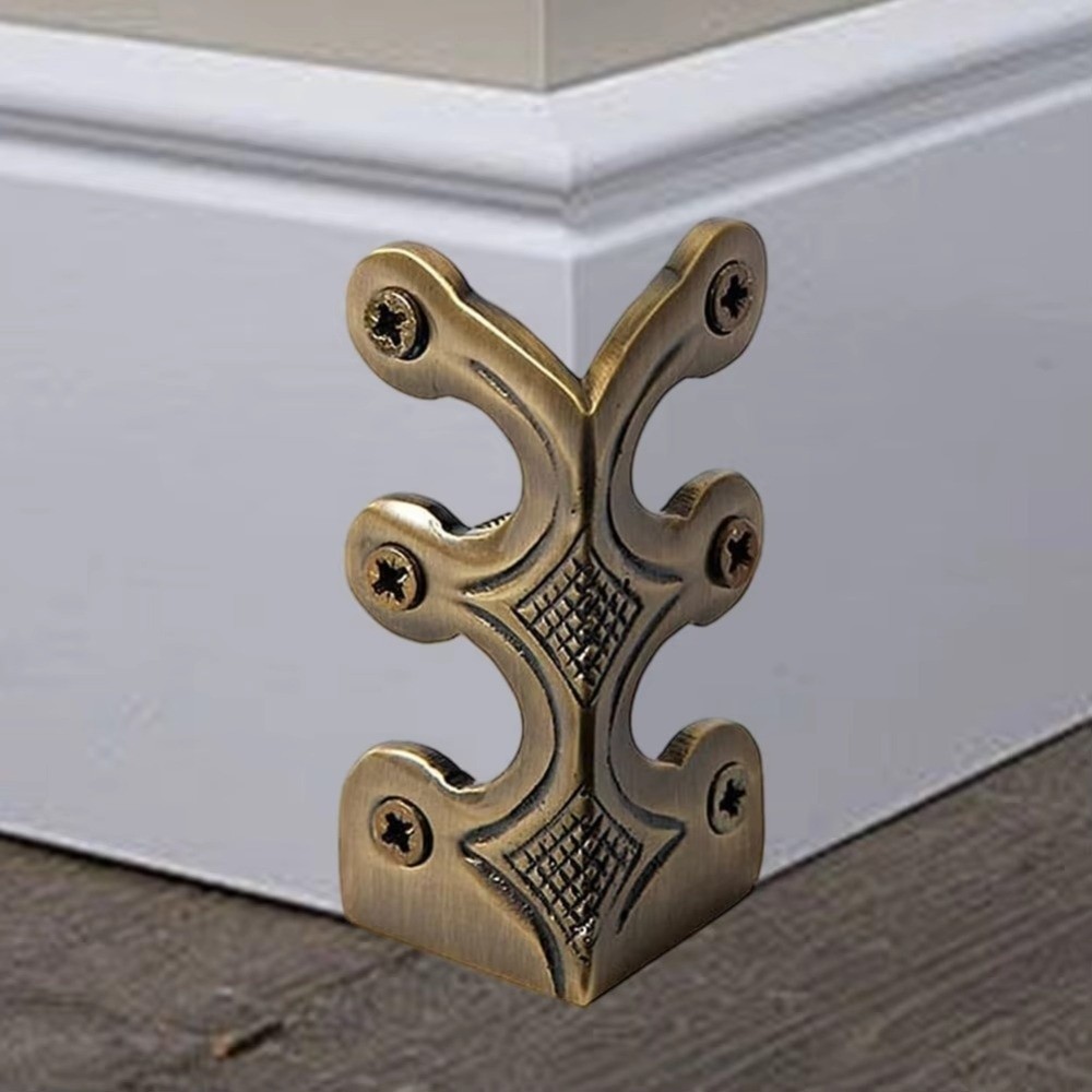Furniture Hardware Brass - Retro meubelhoekbeschermers Universele hardware Hoekbeschermers Massief