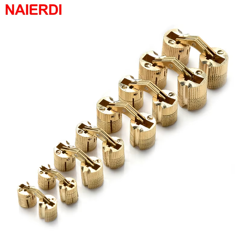 Furniture Hardware Brass - NAIERDI Koper Messing Meubels Scharnieren 8-18mm