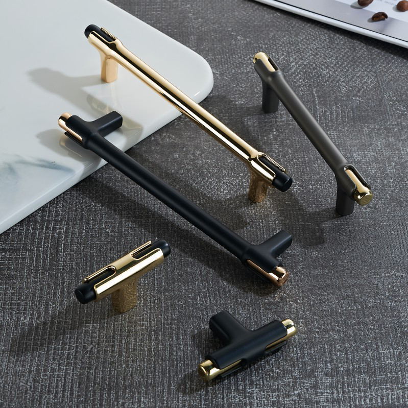 Quality Furniture Hardware - Moderne lichte luxe zinklegering handgreep Hoge
