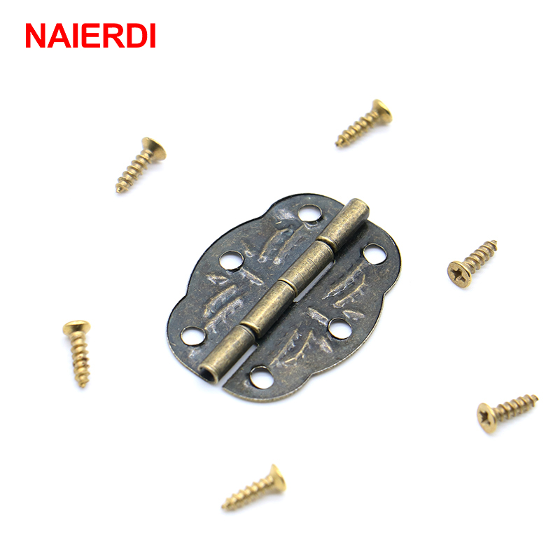 Furniture Hardware Vintage - 20Pcs Naierdi Brons Scharnieren Decoratie Sieraden