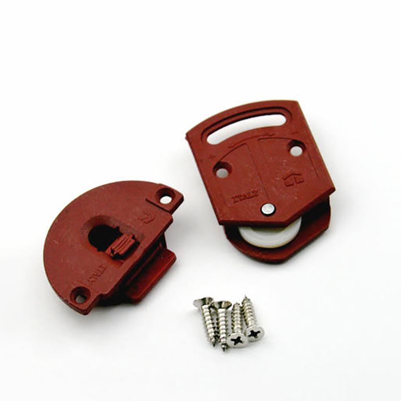 Furniture Hardware Vintage - 1 Set Plastic Wielen Vintage Kastdeur