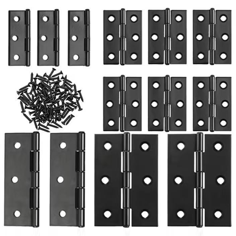 Furniture Hardware Replacement Parts - WV zwarte deurscharnieren roestvrijstalen scharnieren met