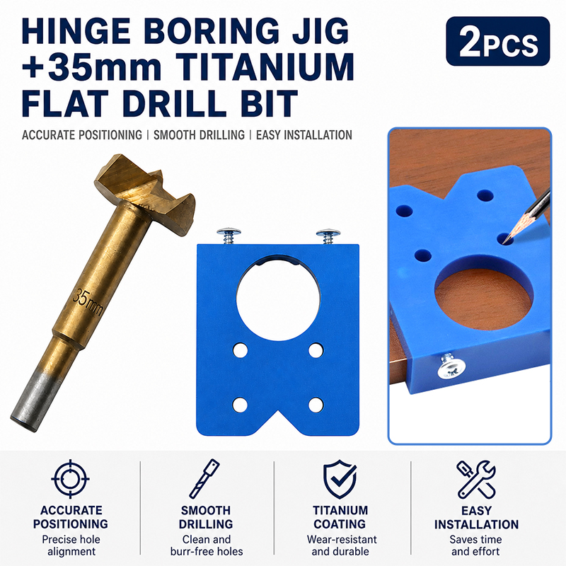 Scharnierboormal 35mm Titanium - Furniture Hardware Replacement Parts recensie en prijs