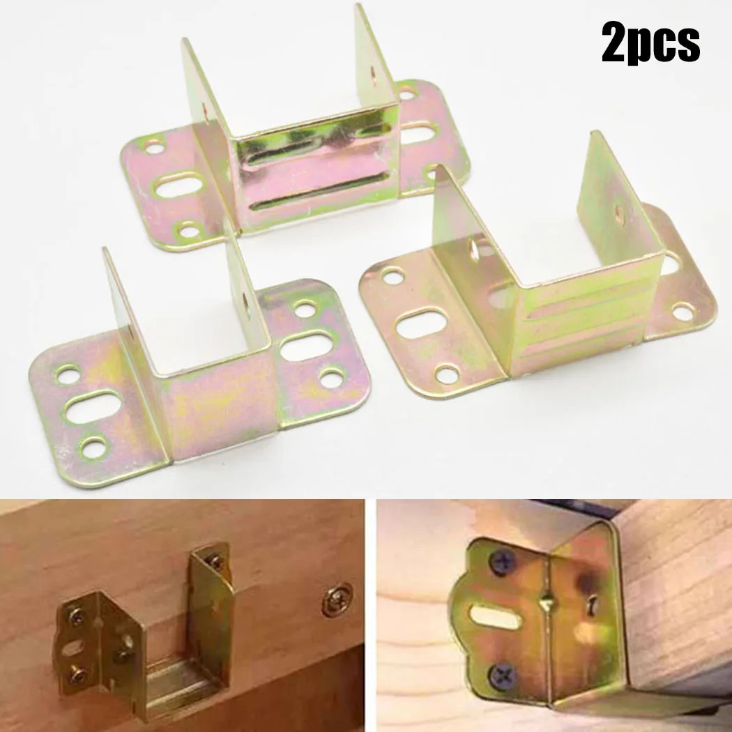 2 stks U-vormige Metalen Bedbe - Furniture Hardware Replacement Parts recensie en prijs