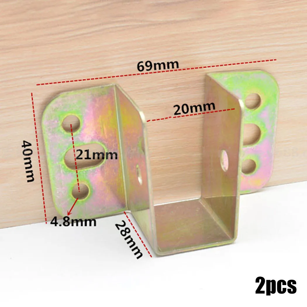 2 stks U-vormige Metalen Bedbe - Furniture Hardware Replacement Parts recensie en prijs