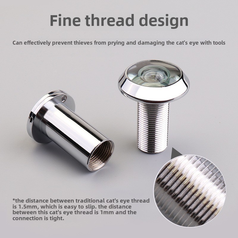 1 PCS 220 Graden Deurkijker HD - Furniture Hardware Brass recensie en prijs