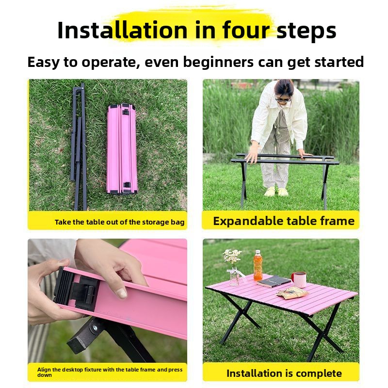 Vouwbare buiten tafel met krui - Furniture Hardware Feet recensie en prijs