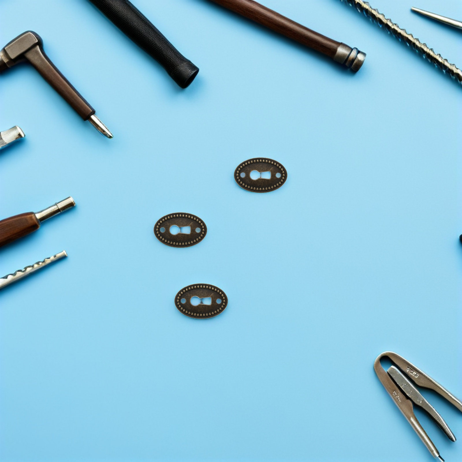 16 stuks vintage ovale decorat - Furniture Hardware Vintage recensie en prijs