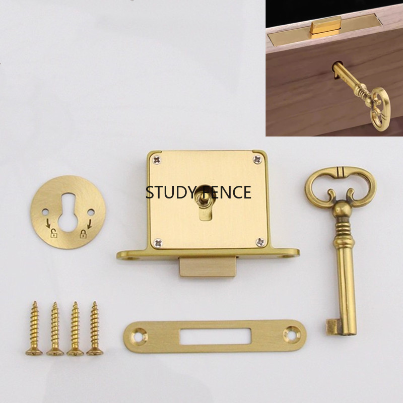 1PC Antiek Metalen Ladeslot Wi - Furniture Hardware Brass recensie en prijs