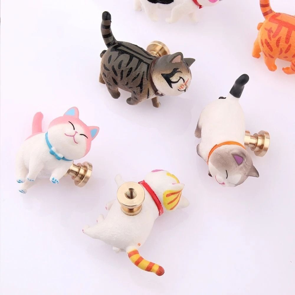 Nieuwe hars cartoon kat vorm l - Furniture Hardware Kit recensie en prijs