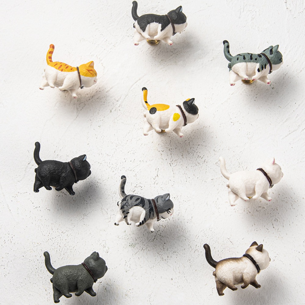Nieuwe hars cartoon kat vorm l - Furniture Hardware Kit recensie en prijs