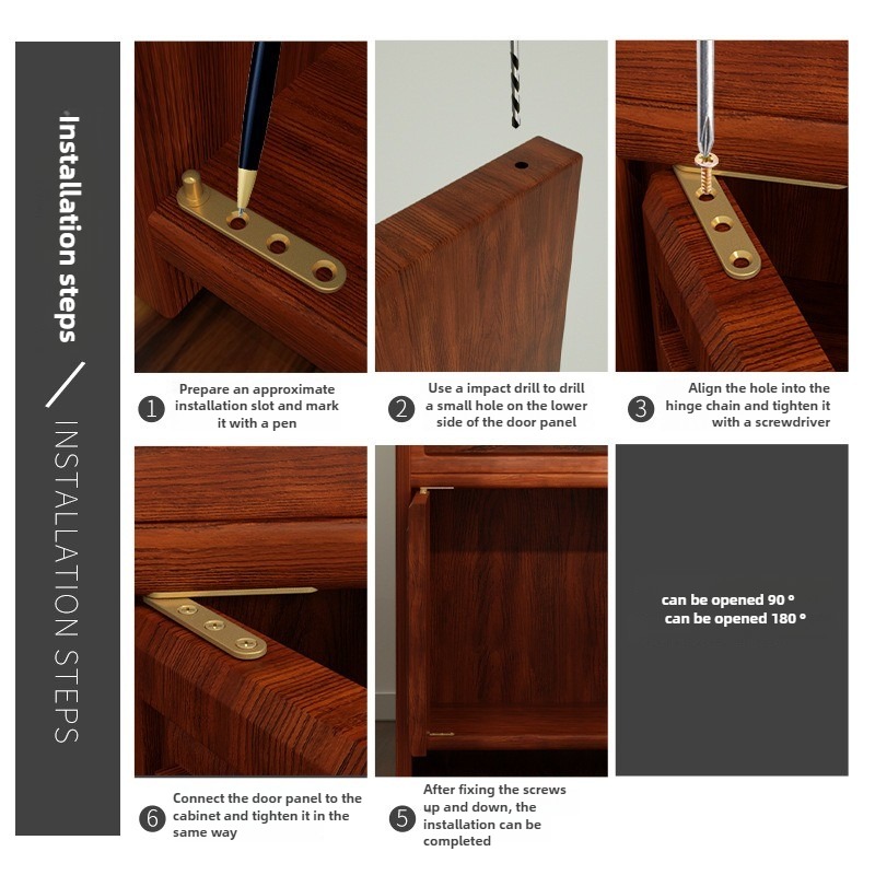Draaipunt scharnier koper 90/1 - Furniture Hardware Brass recensie en prijs