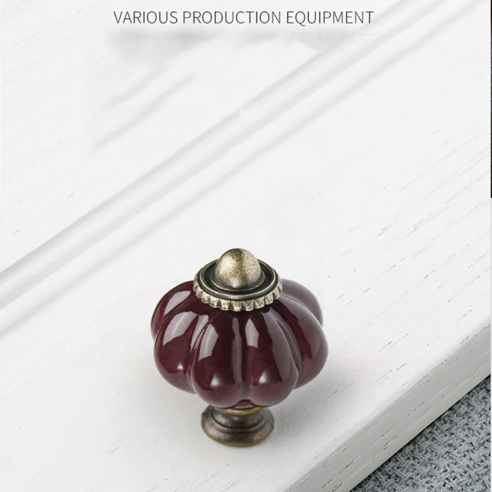 Eenvoudige keramische pompoenh - Furniture Hardware Vintage recensie en prijs