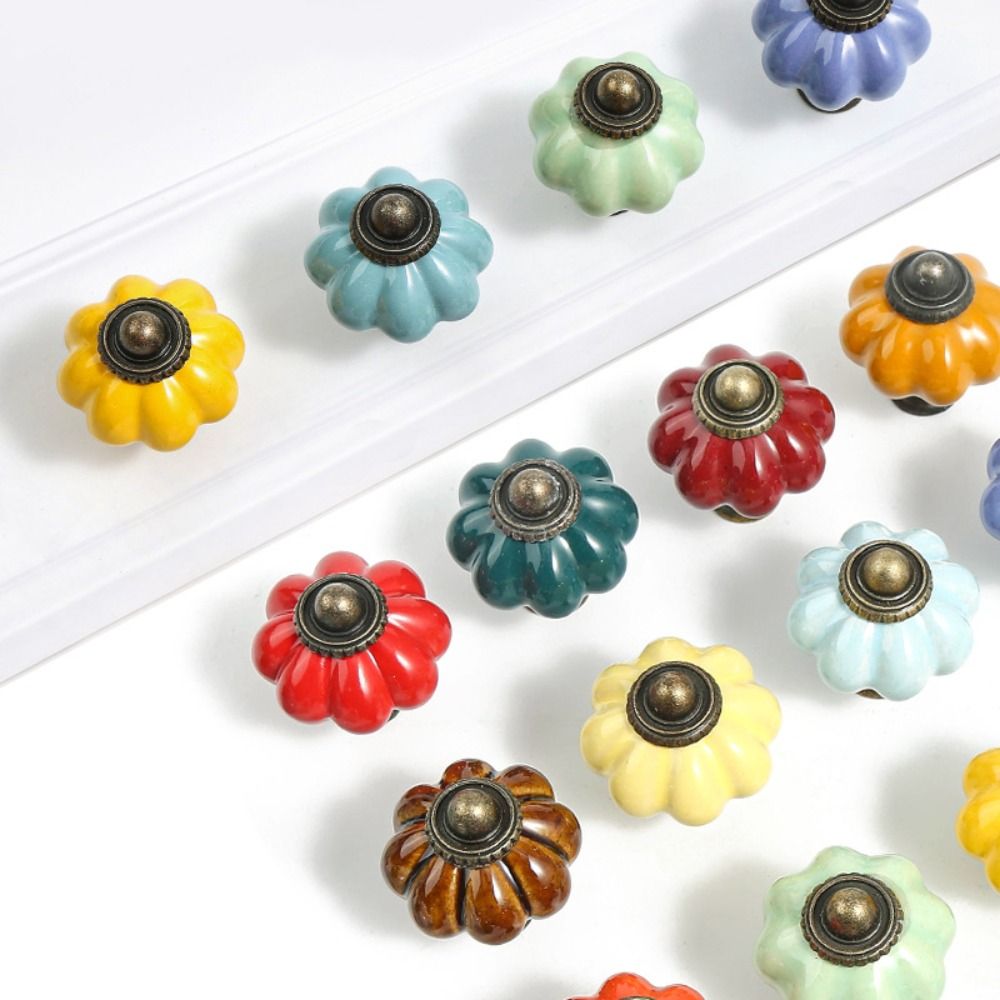 Eenvoudige keramische pompoenh - Furniture Hardware Vintage recensie en prijs